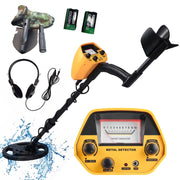 Fovendi Metal Detector for Adults and Kids, Waterproof 7.8-Inch Coil, Adjustable 30 to 42 Inch Stem, LCD Display, 5 Detection Modes, Includes Headphones and Shovel
