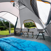 Yuyuanxiang UNP Camping Tent with Screen Room, Portable 6 Person Dome Tent, Family Outdoor Tent with Screen Porch, 14 ft x 11 ft x 72 in Height, UNP-1411-DB