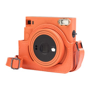 Fujifilm Instax SQ1 Camera Case, Adjustable Shoulder Strap, Faux Leather, White, 600021852