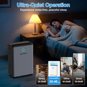 Airfire PD8R-03BE Dehumidifier, 19 Pint (DOE) Dehumidifier with Drain Hose