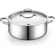 Cooks Standard 02804 Multi-Ply Clad Stainless Steel Stock Pot, 7-Quart, Stainless Steel Lid