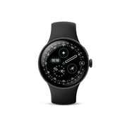 Google Pixel Watch 4, 41mm, Matte Black Aluminum Case, Obsidian Active Band, Actua 360 Domed Display, Health and Fitness Tracking, Gemini AI, Wi-Fi
