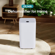 OLIXIS 30 Pint Dehumidifier, Most Efficient ENERGY STAR, 2L Tank with Drain Hose, 2000 Sq.Ft Coverage, Smart Humidity Ring, Pearl White, OL-CSJ-2L3
