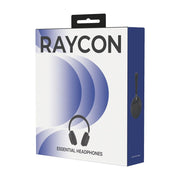 Raycon Essential Over-Ear Bluetooth Headphones, Active Noise Cancelling, Wireless, Black, 50-Hour Battery Life, RBH810-25E