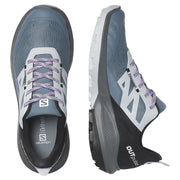 Salomon L47151900 Outpulse GORE-TEX Hiking Shoes for Ladies - China Blue/Arctic Ice/Orchid Bloom - 10M