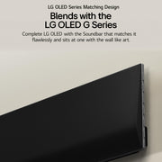 LG SG10TY 3.1-Channel Soundbar with Wireless Subwoofer, Dolby Atmos, DTS:X, WOW Orchestra, Ultra-Slim One Wall Design, Black