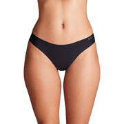 Under Armour Pure Stretch No Show Thong 3-Pack - Black - M