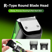 Cshidworld 02VBTM9889GR Vacuum Beard Trimmer for Men
