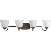 Progress Lighting P2130-20 Traditional/Casual 4-100W Med Bath Bracket, Antique Bronze