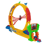 Marvel SNF0365 Spidey and His Amazing Friends 28 inch Amazing Metals Super Loop Vehicle Track Set