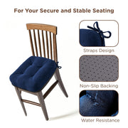 Codi COD31-1649 Dining Chair Cushions, 6 Pack, Thick 3.5