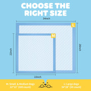 Powools WAL800XL-100 Puppy Pads, 34