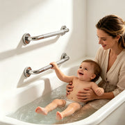 Rehand 16 Inch Grab Bars for Shower, 2 Pack Polished Stainless Steel Bathroom Safety Handles, Non-Slip, 450 lb Capacity