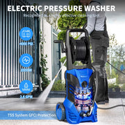 SUGIFT 4000PSI 2.6 GPM Electric High Pressure Washer with LED Control and 4 Quick Connect Nozzles