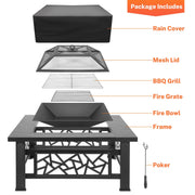 Segmart Fire Pit-S7039 for Outside, 32