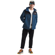 The North Face Antora Jacket - Shady Blue/TNF Black - M