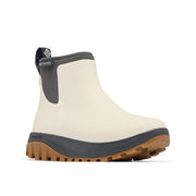 Columbia Women's Snowtrot Slush Chelsea Boots, Water-Resistant Vulcanized Rubber, Adapt Trax Outsole, Sea Salt/Shark, Size 9, 214454