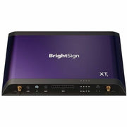 BrightSign XT2145 Digital Signage Media Player, Ultra-Thin Anodized Aluminum, Dual 4K HDMI Outputs, 8K60p HDR Video, Power over Ethernet POE+