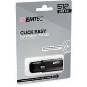 Emtec ECMMD512GB113 Click Easy 512GB USB Flash Drive USB Type-A 3.2 Gen 2 Black
