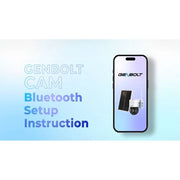 GENBOLT Solar WiFi Security Camera Outdoor, Dual Lens with 2.5K Color Night Vision, 8W Solar Powered, 15600mAh Battery, PIR Motion Detection, Dual Screen, Waterproof, GB217H