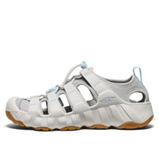 KEEN Women's Hyperport H2 Athletic Sandals, Closed Toe, Breathable Quick-Dry Nylon, Alloy/Skyway, Regular Fit, Size 10, 1030679