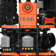 HiJob S2HJ-VC03 Electric Pressure Washer 4000 PSI Pressure Washers w/ 20 ft Hose 4 Nozzles Max 2.6 GPM Power Washers