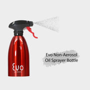 Evo Oil Sprayer Bottle, Non-Aerosol, 18/8 Stainless Steel, Red, 16-Ounce Capacity, 8113RD