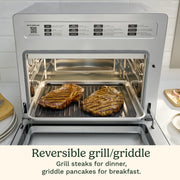 Cuisinart 15-in-1 Extra-Large Digital Air Fryer Oven, 1800W, 0.9 Cubic Foot, Black and Stainless Steel, TOA-112