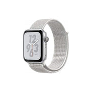 Apple Watch Gen 4 Series 4 Nike+ 44mm Silver Aluminum - Summit White Sport Loop MU7H2LL/A