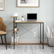 Mainstays MS10280226004 Side Storage Desk, Natural