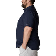 Columbia Men's Slack Tide Camp Shirt, Omni-Shade Sun Protection, Collegiate Navy, Big and Tall, 3X, 157705