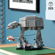 LEGO Star Wars AT-AT Walker Building Set with Rebel Snowspeeder, Display Stand, 525 Pieces, 75440