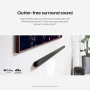 Samsung HW-S800D 3.1.2 Channel Q-Series Ultra Slim Soundbar with Wireless Subwoofer, Dolby Atmos and Q-Symphony - Titan Black