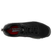 Skechers Relment Byrin Composite Toe Work Sneaker, Black, Size 9.5, Textile/Synthetic