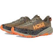 HOKA Speedgoat 6, Antique Olive/Squash, 10.5M