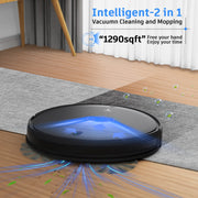 ONSON Robot Vacuum Cleaner BR151, 3500Pa Suction, 2 in 1 Mop Combo, Wi-Fi and Alexa Compatible, Slim Design for Hard Floors and Pet Hair