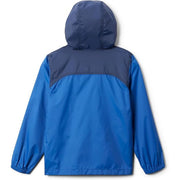 Columbia Boys' Glennaker Rain Jacket, Mountain Blue/Collegiate Navy, S