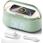 Freefish WD-700 Bluetooth Portable Speaker with FM Radio, Wireless Charger, Alarm Clock, AUC-in & TF