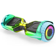 Jetson JRAVE-IRS Rave Extreme-terrain Hoverboard with cosmic Light-up wheels, Iridescent