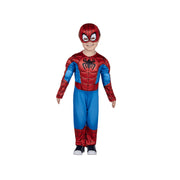 Jazwares Marvel Spiderman Toddler Halloween Costume, Authentic Design, Vibrant Colors, Size 3-4T