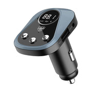 Auto Drive VM-207 Bluetooth FM Transmitter w/App Control Compatible w/Most Smartphones, Black