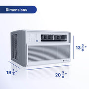 Friedrich Chill Premier 8,000 BTU Dual Inverter Smart Window Air Conditioner, White, CCV08A10A