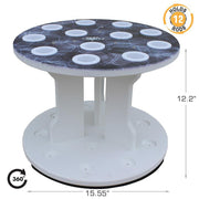 Reel Salty 12-Round Fishing Spinning Garage Rod Holder