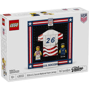 LEGO 43033 Editions 2026 U.S. Soccer National Team Jersey Building Set, 167 Pieces, Multicolor