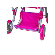 Lissi Colorful Twin Baby Doll Pram