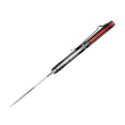 Buck Knives 0722 Spitfire Pocket Knife, 420HC Steel Drop Point Blade, Black Anodized Aluminum Handle