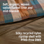 Kelty 35431725BOV Wayback 20 F Oversized Sleeping Bag, Burnt Olive