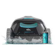Dolphin Liberty 200 Cordless Robotic Pool Cleaner with Magnetic Charging, Wall Climbing, Active Scrubbing Brush, for Pools up to 33 ft, 99998120-US