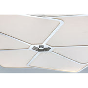 Eurofase 34109-014 Oliti Flush Mount, 1-Light LED 25 Watts, Chrome