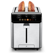 Chefman Smart Touch 2-Slice Digital Toaster, 6 Touchscreen Shade Settings, Extra-Wide 1.5-Inch Slots, 3 Cooking Modes, Stainless Steel